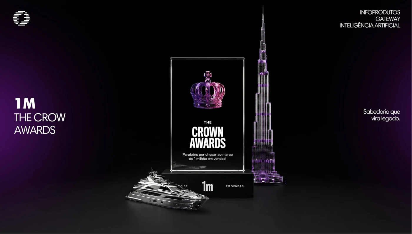 The Crown Awards — marco de R$ 1 milhão em vendas